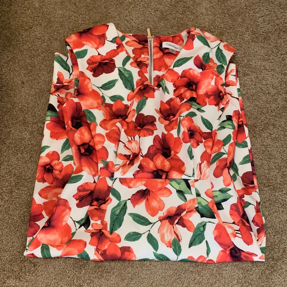Calvin Klein Flower Dress